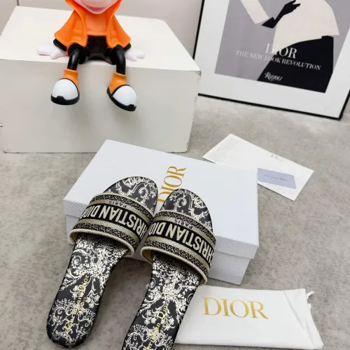 Replica Christian Dior Slippers For Women #1422788 $76.00 USD for Wholesale