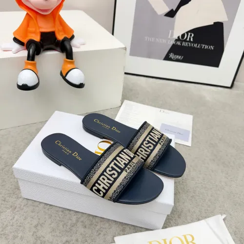 Replica Christian Dior Slippers For Women #1422791 $76.00 USD for Wholesale