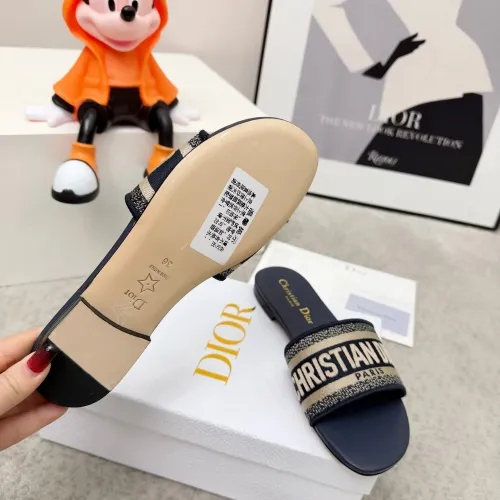 Replica Christian Dior Slippers For Women #1422791 $76.00 USD for Wholesale