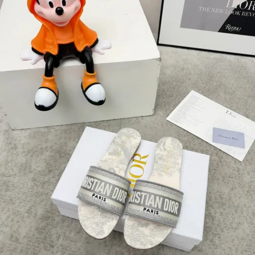 Replica Christian Dior Slippers For Women #1422797 $76.00 USD for Wholesale