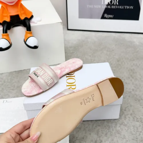 Replica Christian Dior Slippers For Women #1422800 $76.00 USD for Wholesale