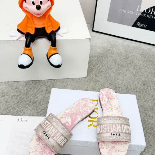 Replica Christian Dior Slippers For Women #1422800 $76.00 USD for Wholesale