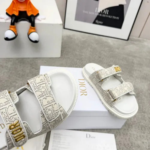 Replica Christian Dior Slippers For Women #1422821 $92.00 USD for Wholesale