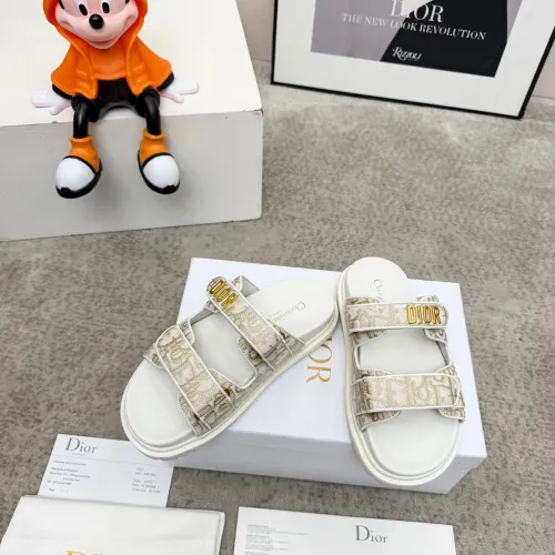 Replica Christian Dior Slippers For Women #1422822 $92.00 USD for Wholesale