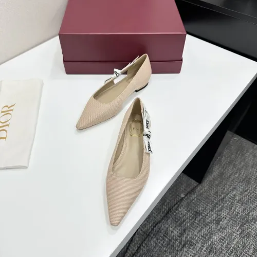 Replica Christian Dior Flat Shoes For Women #1422971 $98.00 USD for Wholesale
