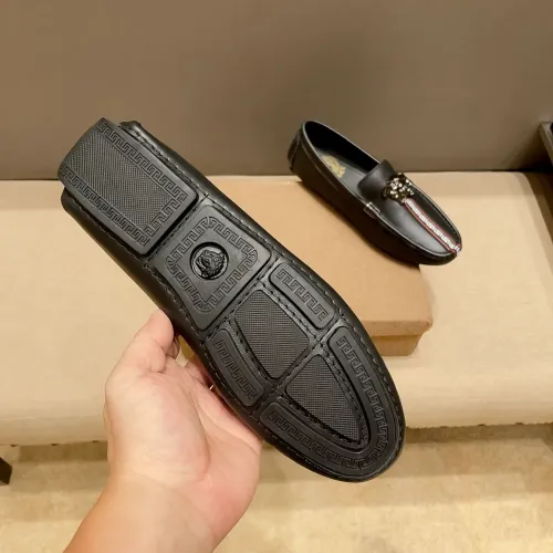 Replica Versace Leather Shoes For Men #1423016 $80.00 USD for Wholesale