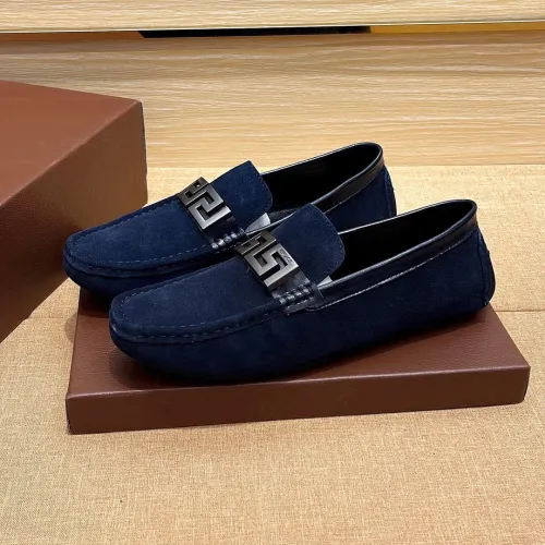 Versace Leather Shoes For Men #1423017 $76.00 USD, Wholesale Replica Versace Leather Shoes