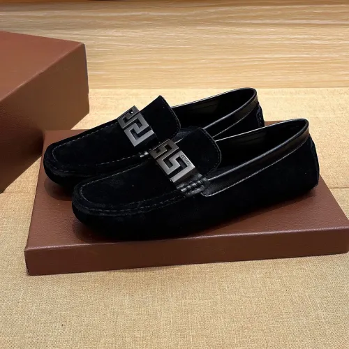 Versace Leather Shoes For Men #1423018 $76.00 USD, Wholesale Replica Versace Leather Shoes
