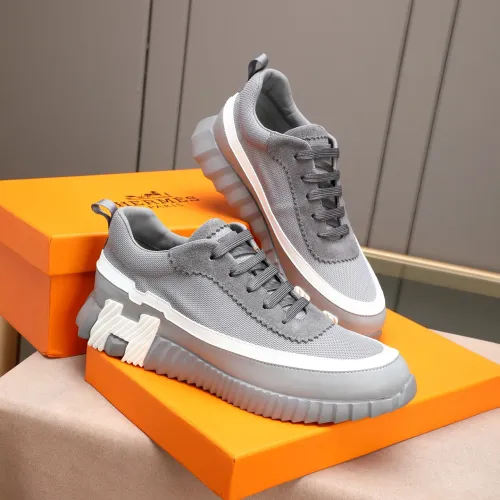 Replica Hermes Casual Shoes For Men #1423068 $82.00 USD for Wholesale