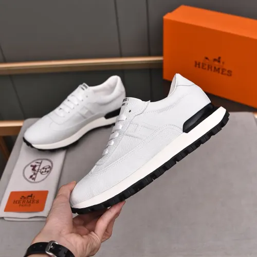 Replica Hermes Casual Shoes For Men #1423071 $80.00 USD for Wholesale