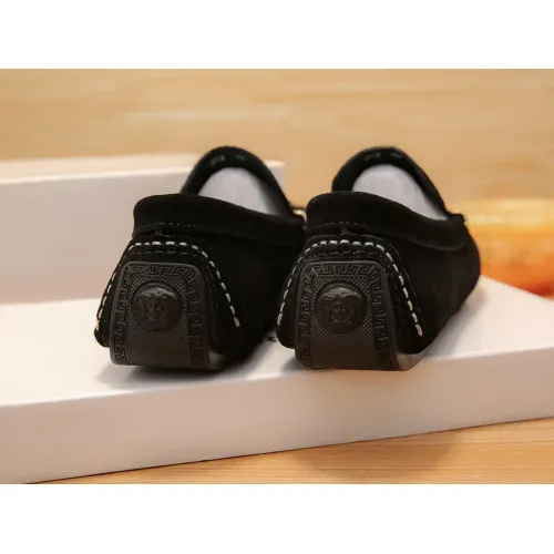 Replica Versace Leather Shoes For Men #1423098 $76.00 USD for Wholesale