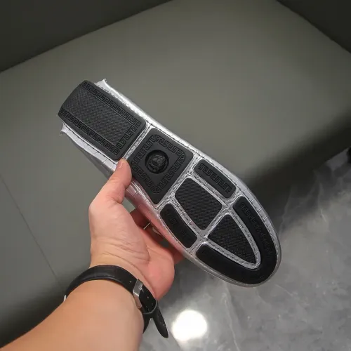 Replica Versace Leather Shoes For Men #1423105 $76.00 USD for Wholesale