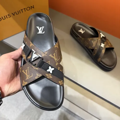 Replica Louis Vuitton Slippers For Men #1423134 $52.00 USD for Wholesale