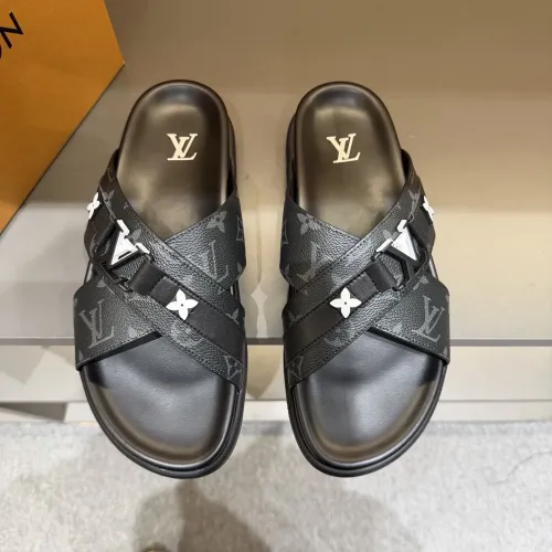Replica Louis Vuitton Slippers For Men #1423135 $52.00 USD for Wholesale