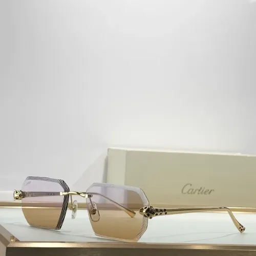 Cartier AAA Quality Sunglassess #1423154 $80.00 USD, Wholesale Replica Cartier AAA Quality Sunglassess