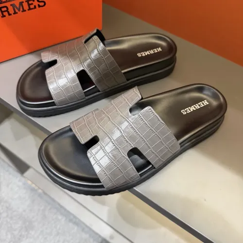 Hermes Slippers For Men #1423161 $52.00 USD, Wholesale Replica Hermes Slippers