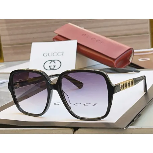 Gucci AAA Quality Sunglasses #1423181 $56.00 USD, Wholesale Replica Gucci AAA Quality Sunglasses
