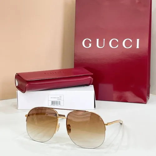 Gucci AAA Quality Sunglasses #1423191 $60.00 USD, Wholesale Replica Gucci AAA Quality Sunglasses