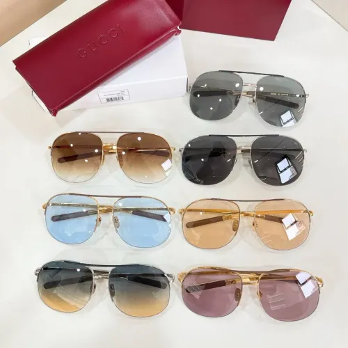 Replica Gucci AAA Quality Sunglasses #1423192 $60.00 USD for Wholesale