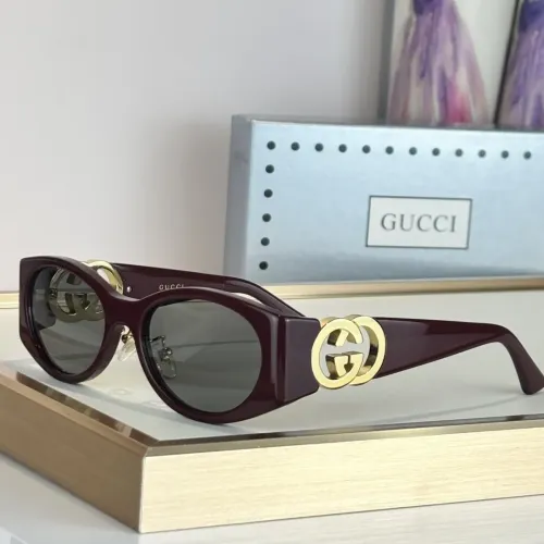 Gucci AAA Quality Sunglasses #1423205 $60.00 USD, Wholesale Replica Gucci AAA Quality Sunglasses