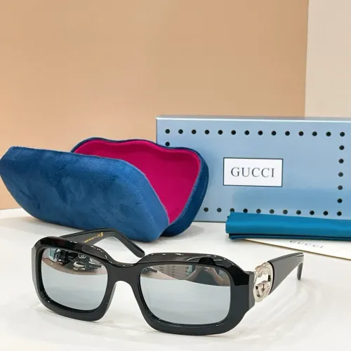 Gucci AAA Quality Sunglasses #1423343 $60.00 USD, Wholesale Replica Gucci AAA Quality Sunglasses