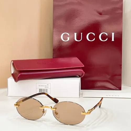 Gucci AAA Quality Sunglasses #1423353 $60.00 USD, Wholesale Replica Gucci AAA Quality Sunglasses