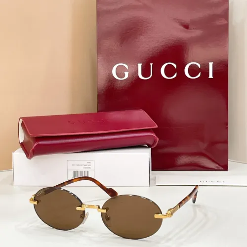 Gucci AAA Quality Sunglasses #1423354 $60.00 USD, Wholesale Replica Gucci AAA Quality Sunglasses