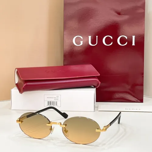 Gucci AAA Quality Sunglasses #1423355 $60.00 USD, Wholesale Replica Gucci AAA Quality Sunglasses
