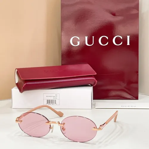 Gucci AAA Quality Sunglasses #1423356 $60.00 USD, Wholesale Replica Gucci AAA Quality Sunglasses