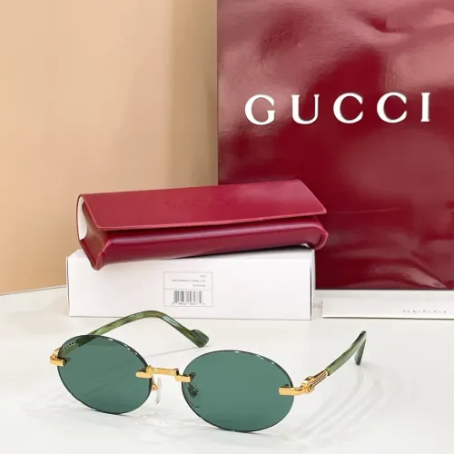 Gucci AAA Quality Sunglasses #1423358 $60.00 USD, Wholesale Replica Gucci AAA Quality Sunglasses