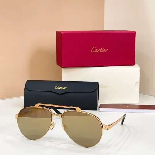 Cartier AAA Quality Sunglassess #1423381 $60.00 USD, Wholesale Replica Cartier AAA Quality Sunglassess