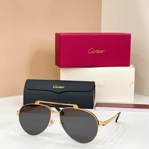 Cartier AAA Quality Sunglassess #1423384 $60.00 USD, Wholesale Replica Cartier AAA Quality Sunglassess