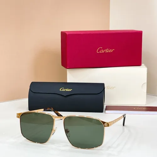 Cartier AAA Quality Sunglassess #1423389 $60.00 USD, Wholesale Replica Cartier AAA Quality Sunglassess