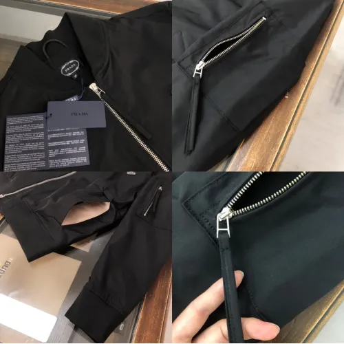 Replica Prada Jackets Long Sleeved For Men #1423439 $85.00 USD for Wholesale