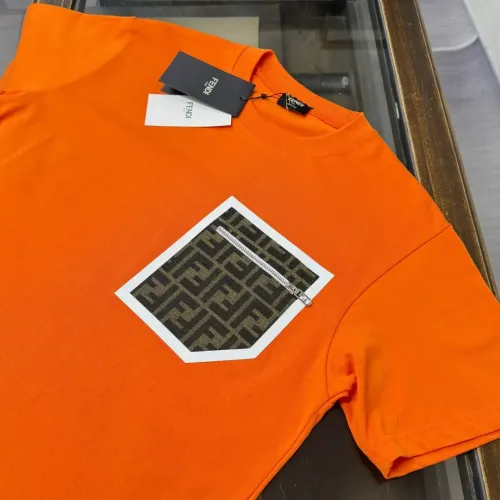 Replica Fendi T-Shirts Short Sleeved For Unisex #1423457 $32.00 USD for Wholesale