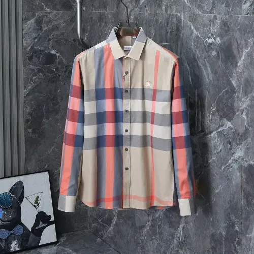 Burberry Shirts Long Sleeved For Men #1423658 $38.00 USD, Wholesale Replica Burberry Shirts