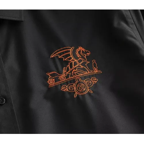 Replica Hermes Shirts Short Sleeved For Men #1423743 $38.00 USD for Wholesale