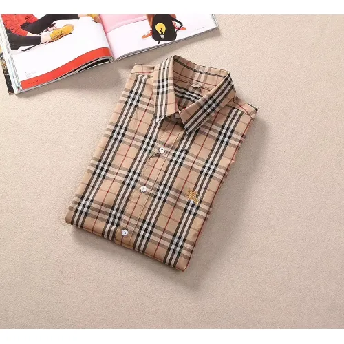 Replica Burberry Shirts Short Sleeved For Women #1423745 $36.00 USD for Wholesale