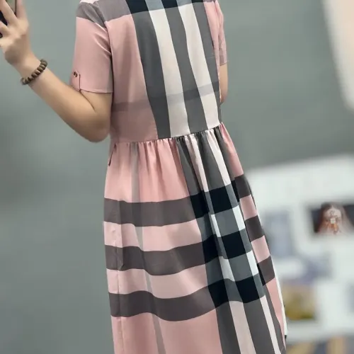 Replica Burberry Dresses Short Sleeved For Women #1423755 $76.00 USD for Wholesale