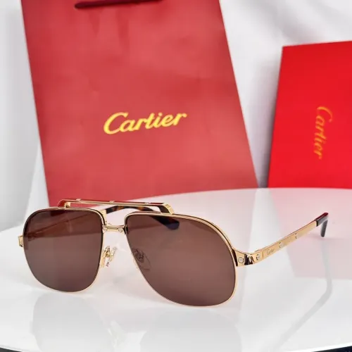 Cartier AAA Quality Sunglassess #1423822 $60.00 USD, Wholesale Replica Cartier AAA Quality Sunglassess