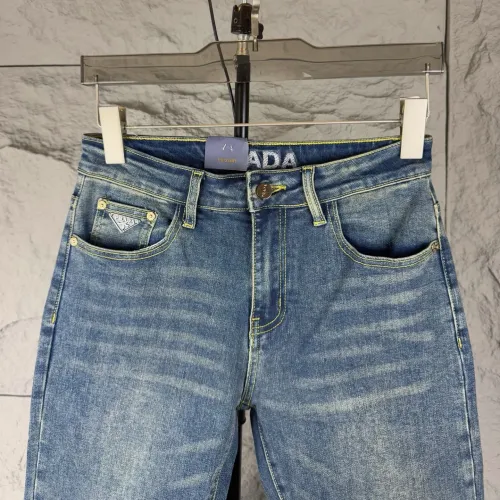 Replica Prada Jeans For Men #1423893 $52.00 USD for Wholesale