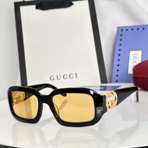 Gucci AAA Quality Sunglasses #1423925 $60.00 USD, Wholesale Replica Gucci AAA Quality Sunglasses