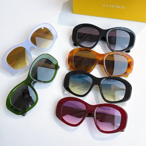Replica LOEWE AAA Quality Sunglasses #1423951 $60.00 USD for Wholesale