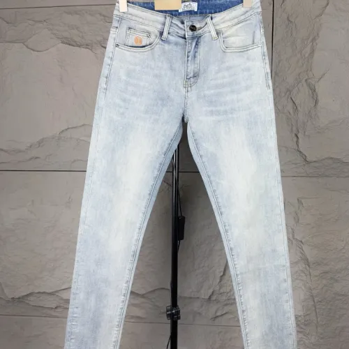 Replica Hermes Jeans For Men #1423961 $52.00 USD for Wholesale