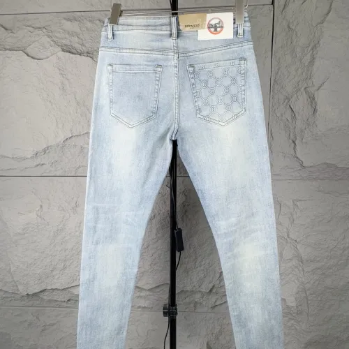 Replica Hermes Jeans For Men #1423961 $52.00 USD for Wholesale