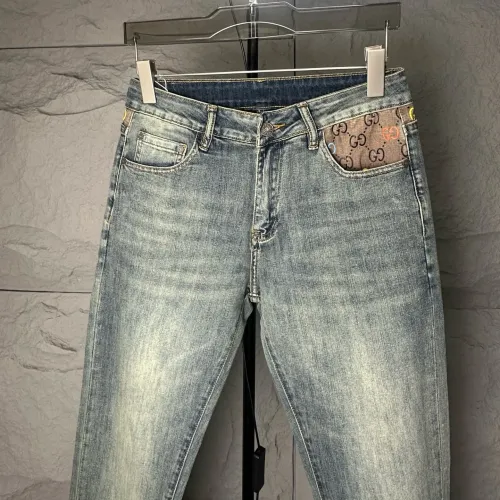 Replica Gucci Jeans For Men #1424094 $52.00 USD for Wholesale