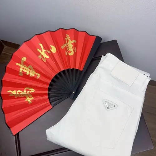 Replica Prada Jeans For Men #1424121 $48.00 USD for Wholesale