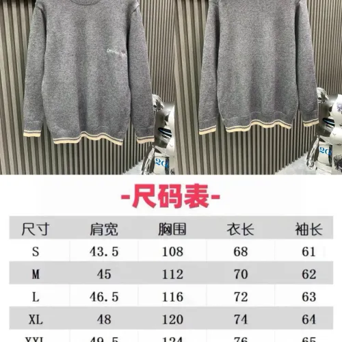 Replica Christian Dior Sweaters Long Sleeved For Unisex #1424151 $68.00 USD for Wholesale