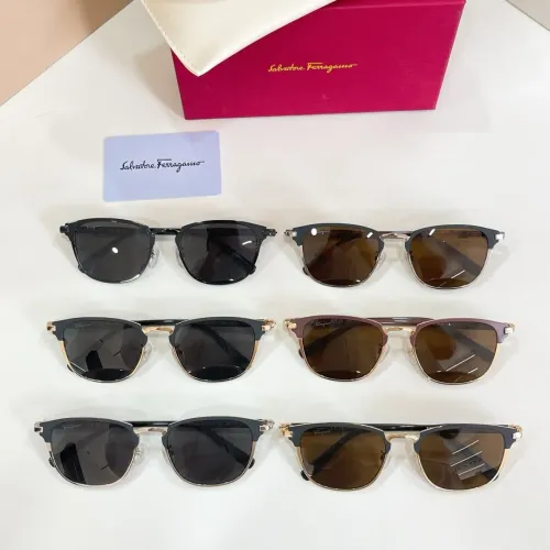 Replica Salvatore Ferragamo AAA Quality Sunglasses #1424162 $56.00 USD for Wholesale