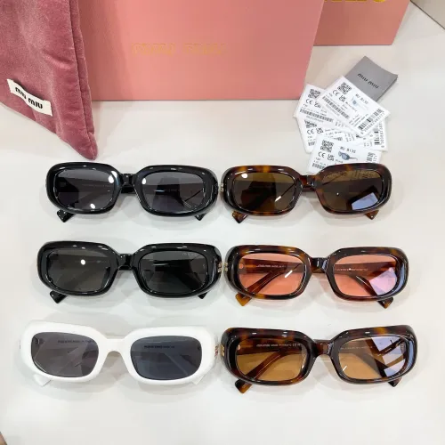 Replica MIU MIU AAA Quality Sunglasses #1424167 $68.00 USD for Wholesale